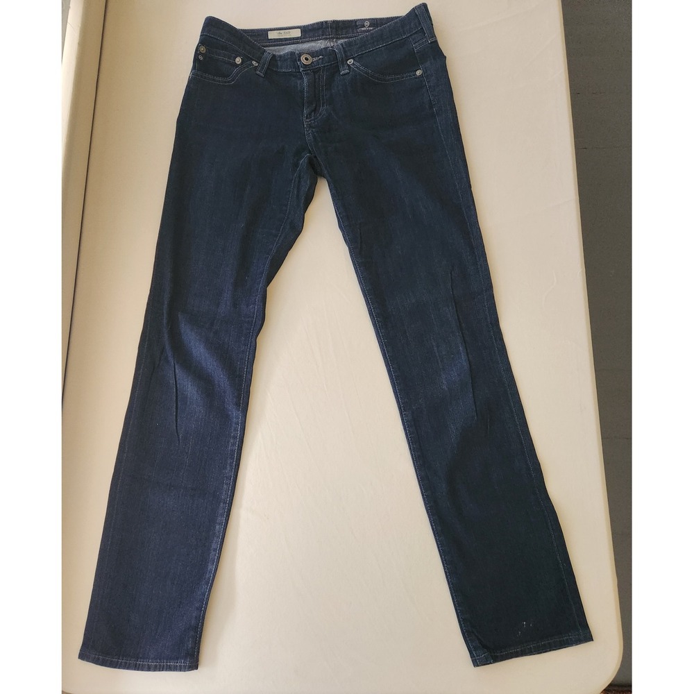 AG Adriano Goldschmied The Stilt Cigarette Leg Jeans Dark Wash 26R Low Rise